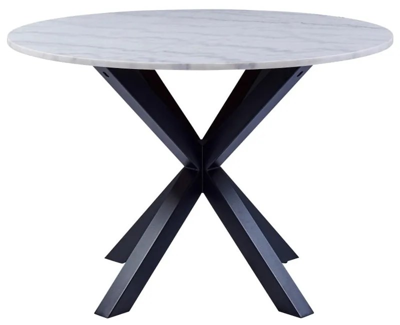 Jedálenský stôl s mramorovou doskou Actona Heaven, ⌀ 110 cm