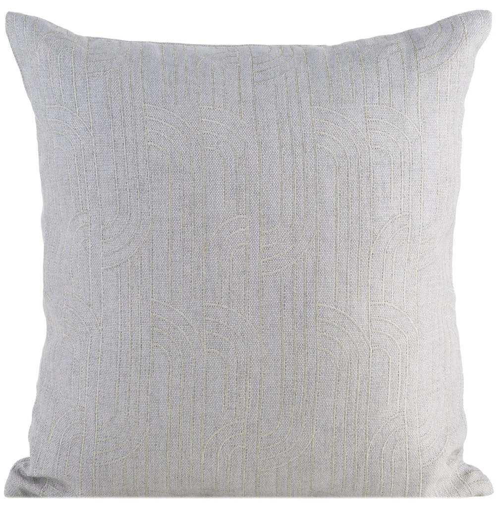 DEKORAČNÁ OBLIEČKA NA VANKÚŠ MILA2 45X45 CM STRIEBORNÁ