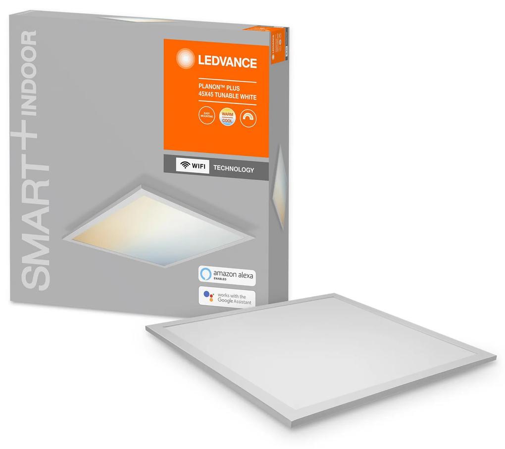LEDVANCE Chytrý LED panel SMART WIFI PLANON PLUS, 28W, teplá biela-studená biela, 45x45cm