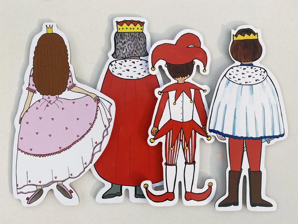 MARIONETINO – Kašpárek a princezná – bábky 4 ks
