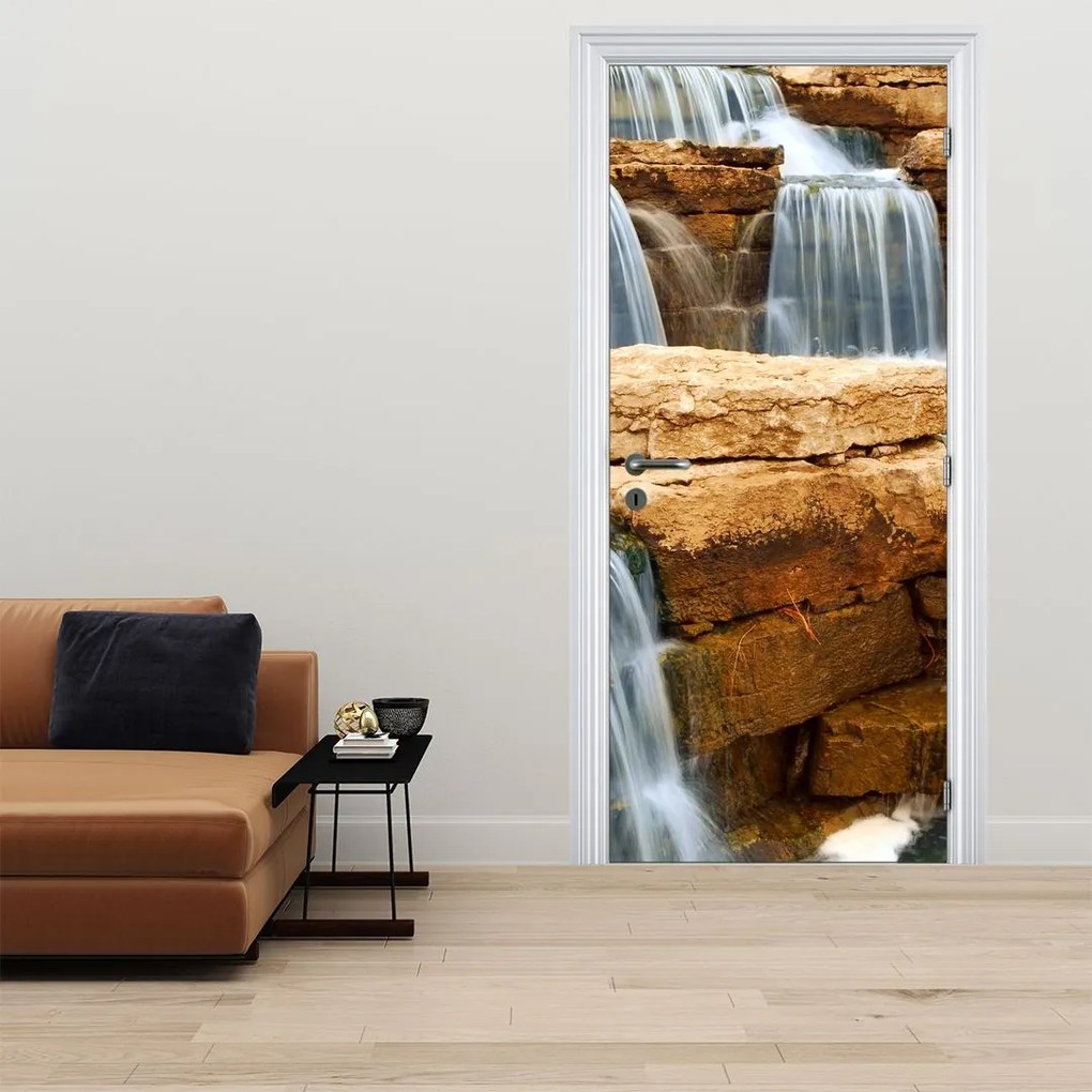 Fototapeta na dvere - Vodopády (95x205cm)