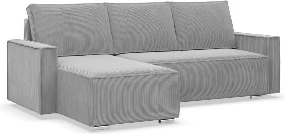 Rohová rozkladacia sedačka NOTO Poso 055 svetlosivá