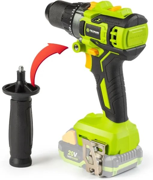 Fieldmann - Akumulátorová príklepová vŕtačka 20V