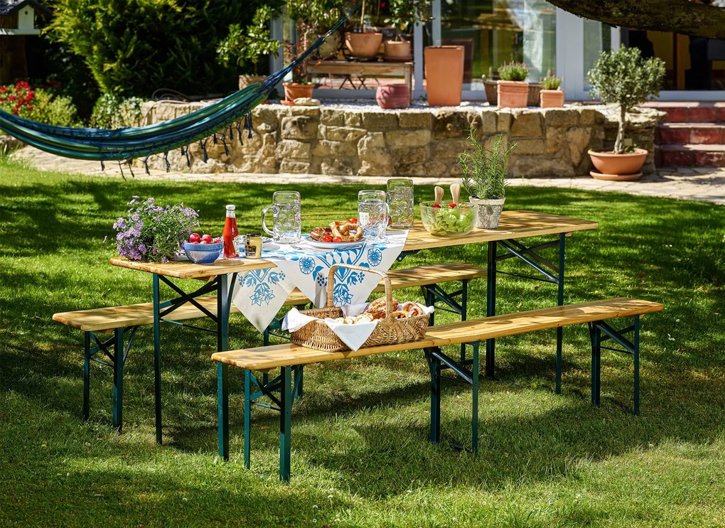 InternetovaZahrada Pivný set 220 cm - skladací