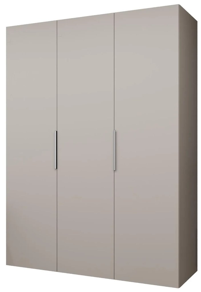 Šatníková skriňa 150 cm Mirabella 1 (kašmír + kašmír). Akcia -18%. Vlastná spoľahlivá doprava až k Vám domov. 1126356