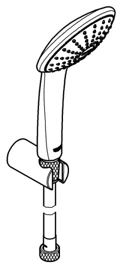 GROHE 27354000 - Sprchová súprava EUPHORIA 110 MONO 1250 mm lesklý chróm