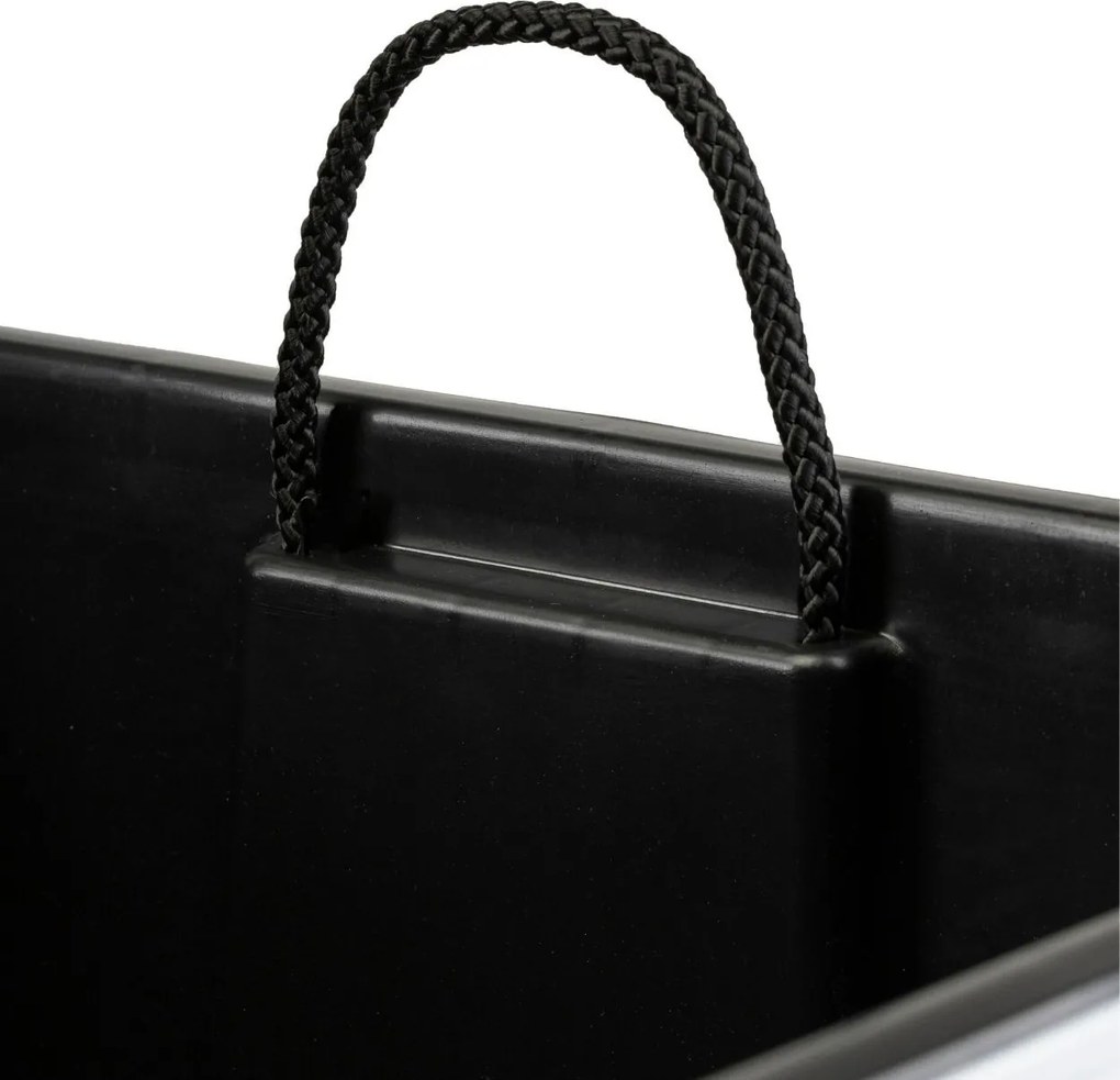 Plastový kvetináč Porto Riflo 46,5x24,7x24,7 cm biely