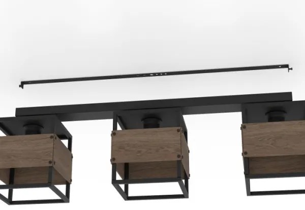 Eglo 43804 - Stropné svietidlo EVESHAM 3xE27/40W/230V