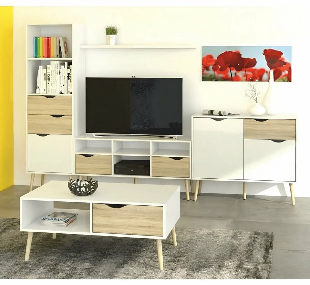 Konferenčný stolík OSLO 75384, biely