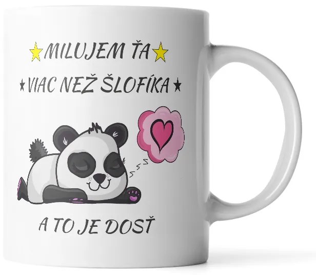Sablio Hrnek Miluji tě víc než šlofíky - 890 ml - XXL