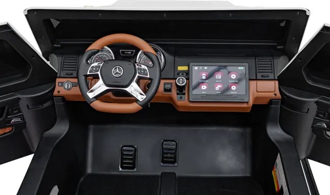 Elektrické autíčko Mercedes Benz MAYBACH G650 biele