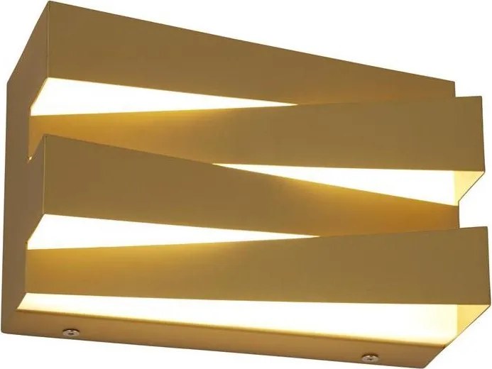 Searchlight 86410GO - LED nástenné svietidlo SECTION LED/18W/230V zlaté