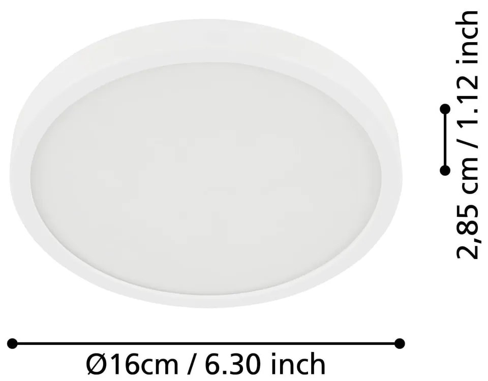Biele LED stropné svietidlo FUEVA 5 – EGLO