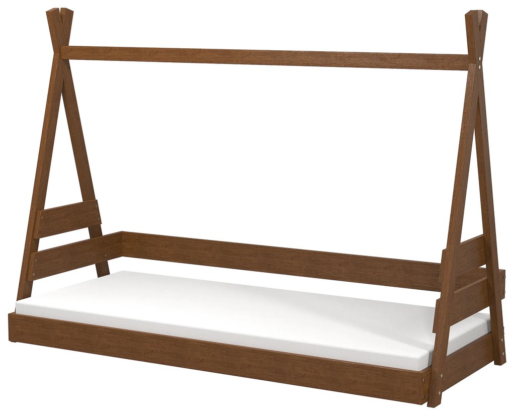Detská posteľ Tipi Farba: Orech