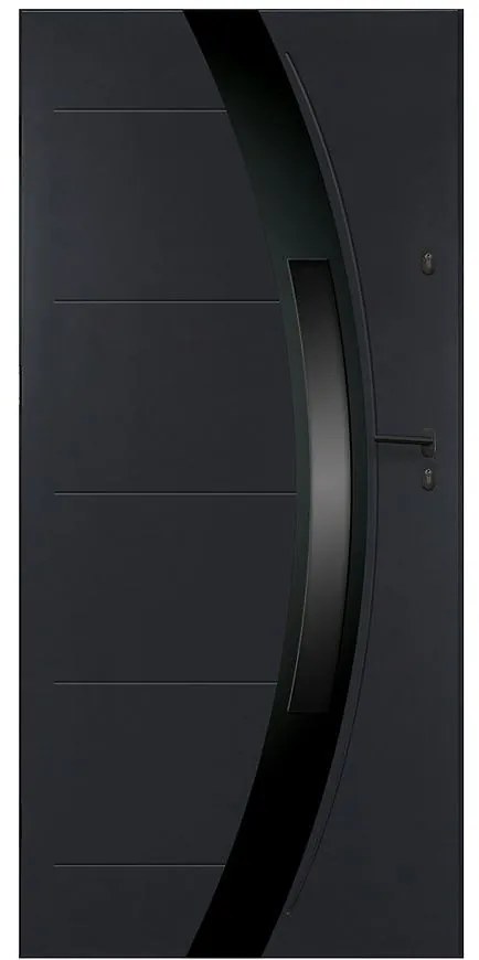 Dvere vchodové Selene P55 90P Antracit