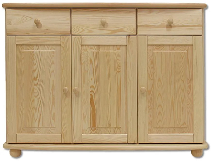 Komoda z Borovice KD143 surová