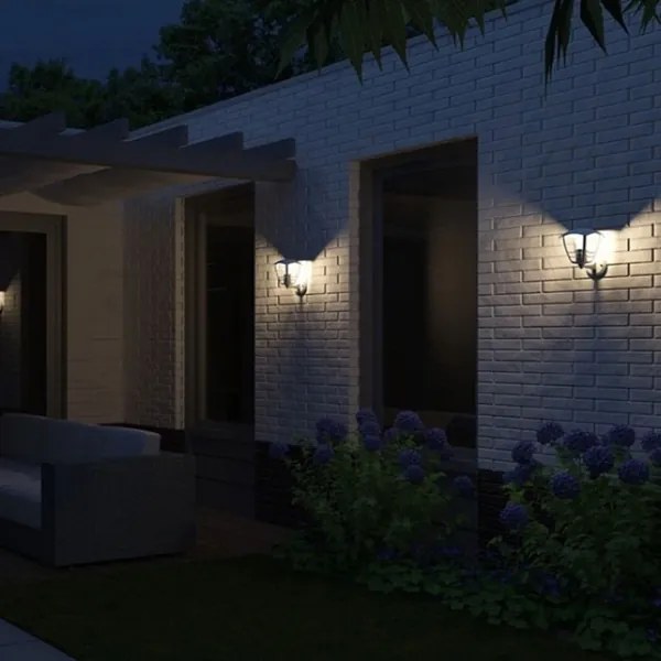 Philips 15380/31/16 - Vonkajšie nástenné svietidlo MYGARDEN CREEK E27/60W/230V