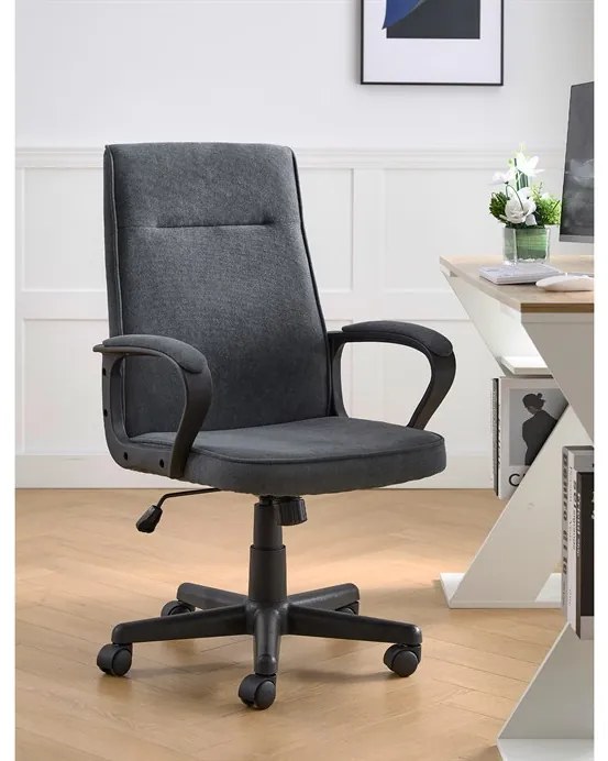 Autronic BONTEC Kancelárska stolička, hojdací mechanizmus, šedá látka, KA-L608 GREY2 Farba: Šedá