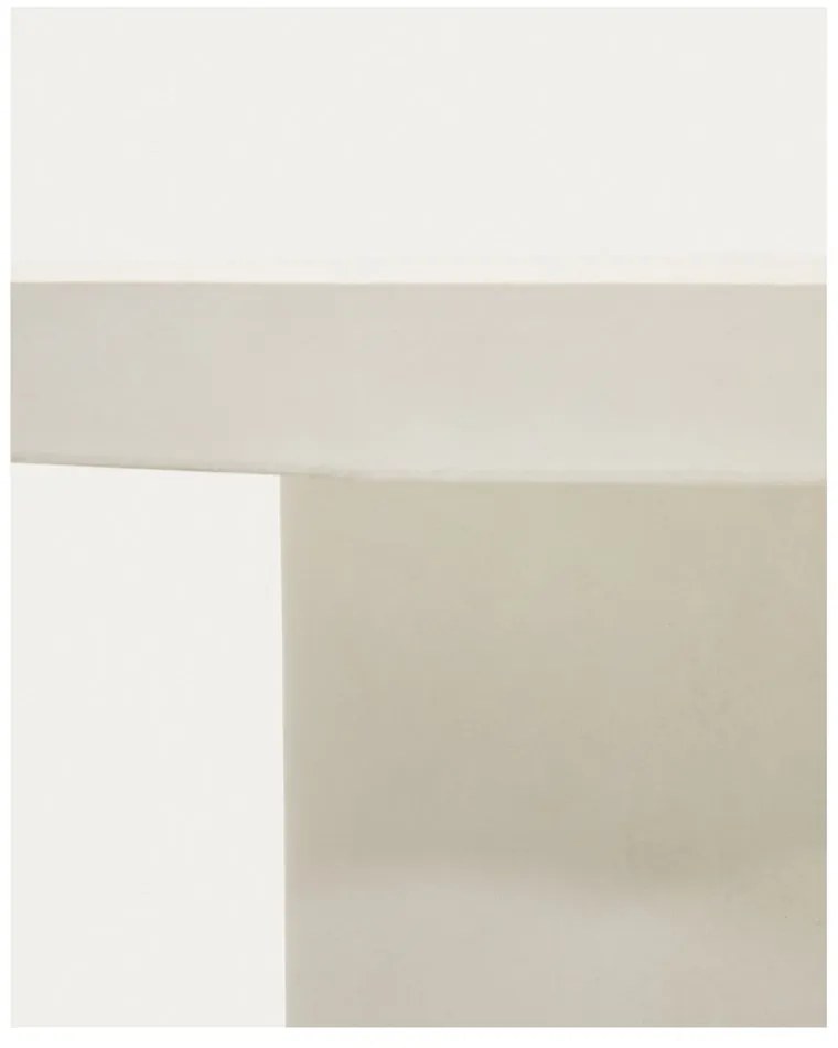 Betónový okrúhly záhradný jedálenský stôl ø 90 cm Aiguablava – Kave Home