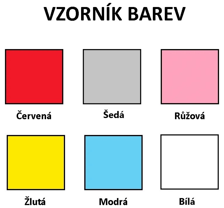 Detská drevená stolička z masívu - farebná