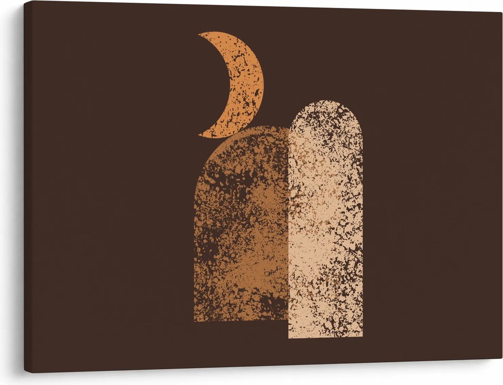 Obraz - Oranžové oblúky N⁰2 (70x50 cm)