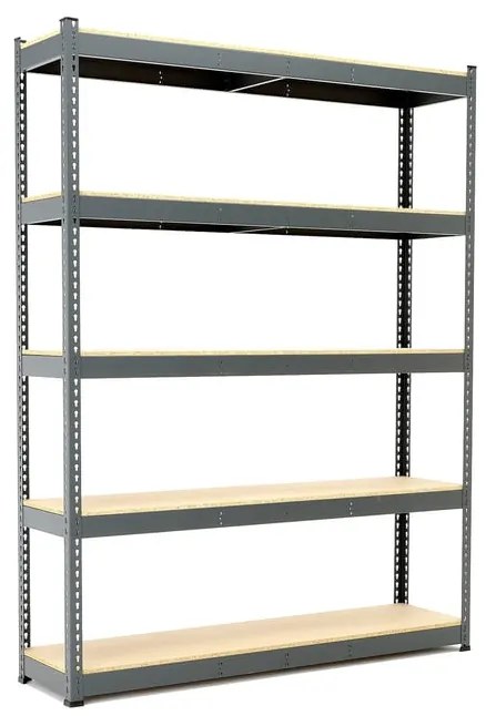 Policový regál COMBO, nosnosť 600kg/polica, 2440x1840x470 mm