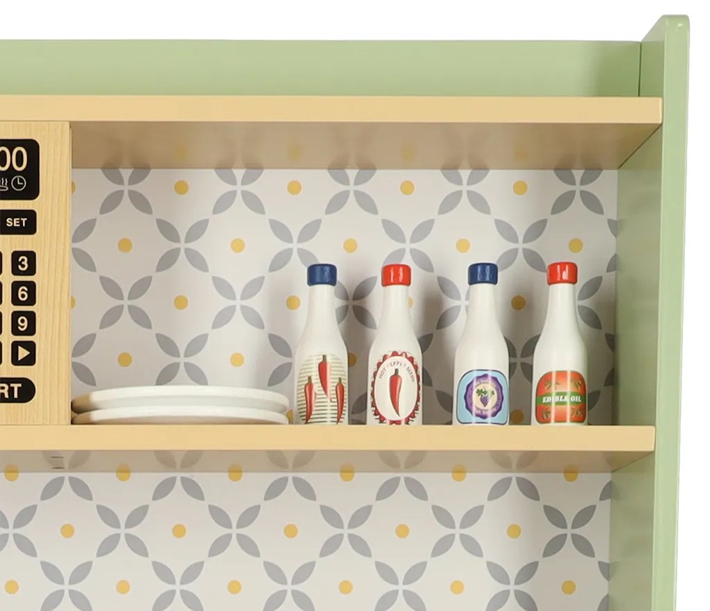 KIK Mätová drevená kuchynka z MDF pre deti