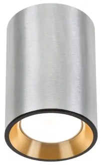 Bodové svietidlo CHLOE 1xGU10/35W/230V okrúhly matný chróm/zlatá