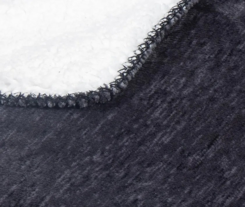 Deka Melange 150x200 cm, antracitová