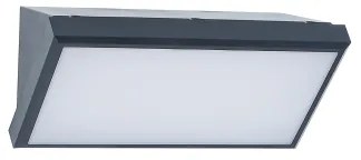 Brilagi - LED vonkajšie nástenné svietidlo so senzorom TRIANGLE LED/20W/230V antracit
