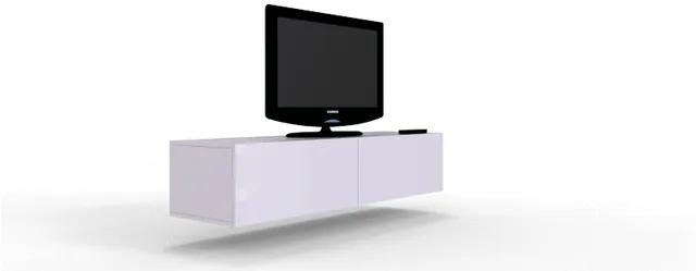 TV stolík/skrinka Zylia 180 (čierny + čierny lesk). Vlastná spoľahlivá doprava až k Vám domov. 1053752