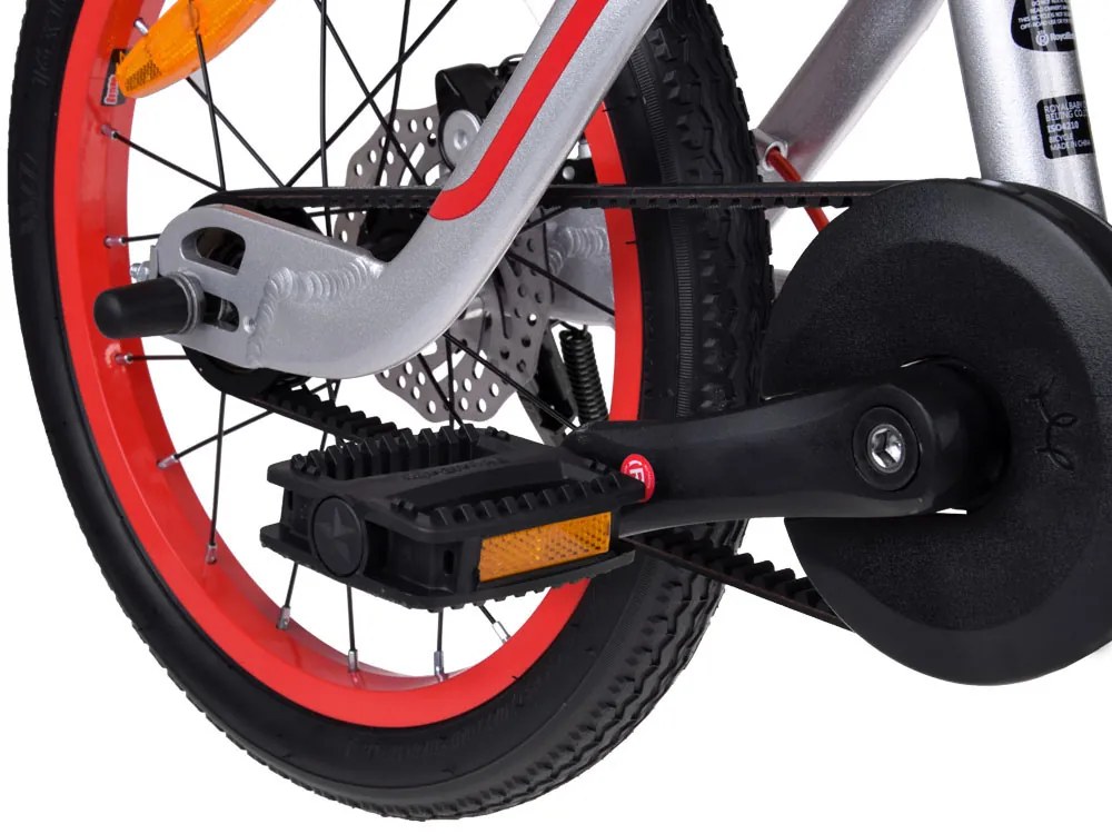 Detský bicykel 16" Mars RoyalBaby RB16-26 - strieborný