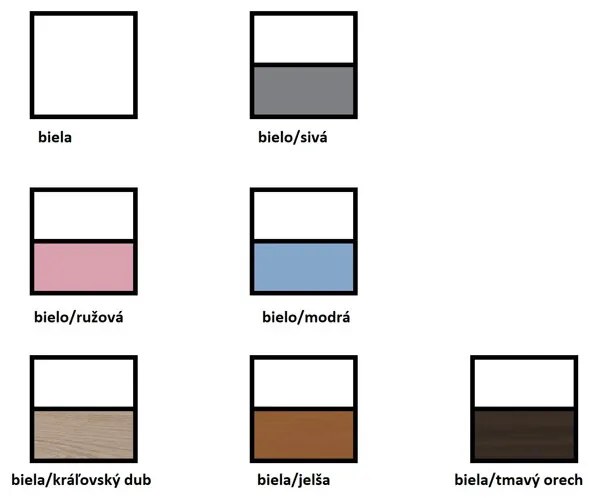 Raj posteli Detská poschodová posteľ HVIEZDY II so zásuvkou PW 180x80 cm