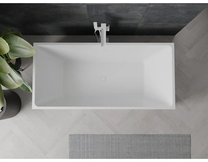 Mexen Nita, voľne stojaca vaňa 170 x 80 cm, biela, biely prepad, 52091708000-20