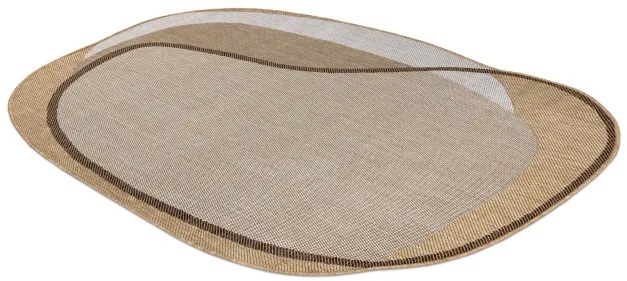 Koberec ORGANIC 2123 naturálny / krémový / sivý