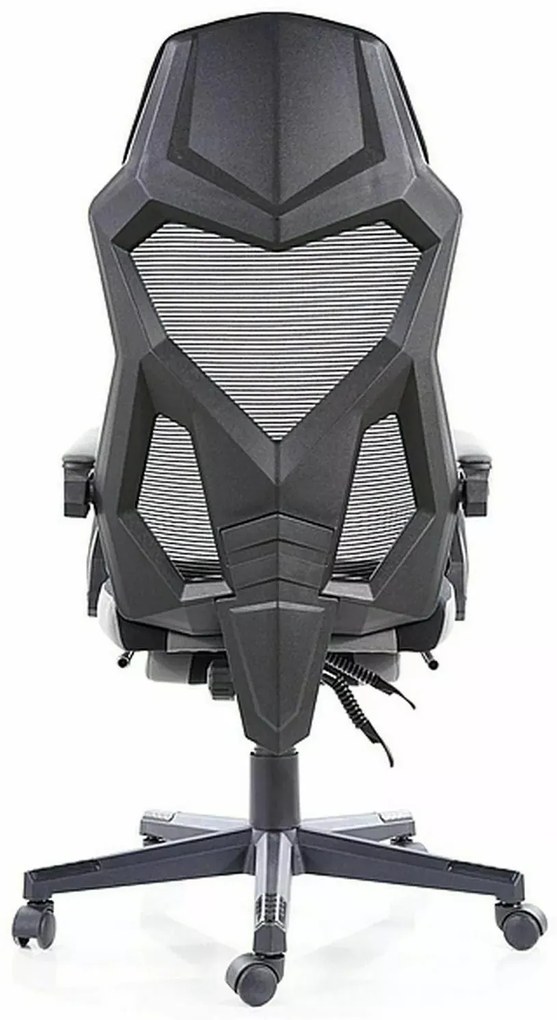 Kancelářská židle Reva černá/šedá