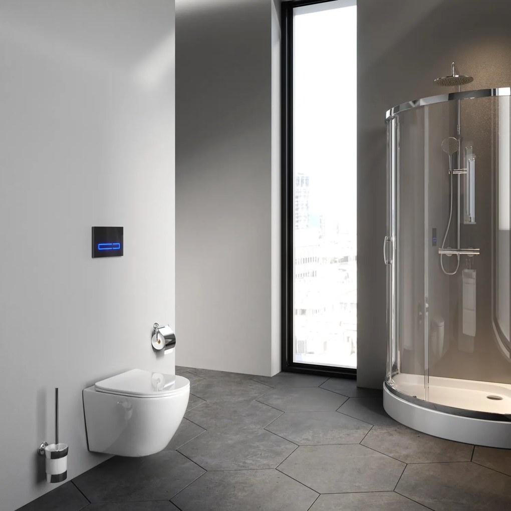 Závesné WC AM.PM Like CLA1900PSC bezokrajové, so sedadlom Microlift, biele