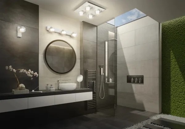 Osram -LED Kúpeľňové nástenné svietidlo ORBIS FLAME 2xLED/5,5W/230V IP44 biele