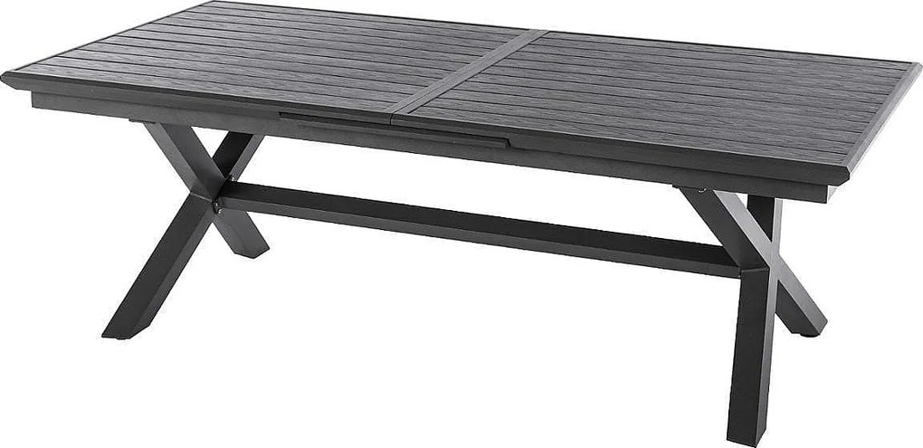 DEOKORK Hliníkový stôl BERGAMO I. 220/279 cm (antracit)