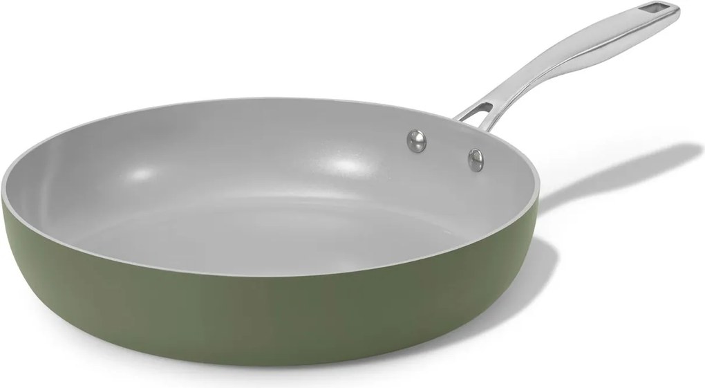 Elmich Nepriľnavá keramická panvica Vital Ø 20 cm – olivovozelená (OUTLET)