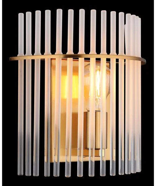 Globo 15698WM - Nástenné svietidlo GORLEY 1xE27/60W/230V zlatá