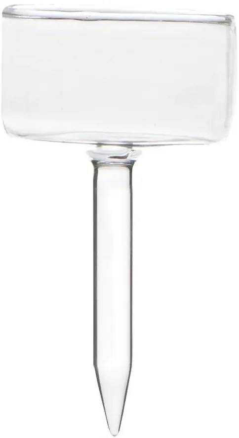 Sklenený svietnik zápich na čajovú sviečku - 8cm