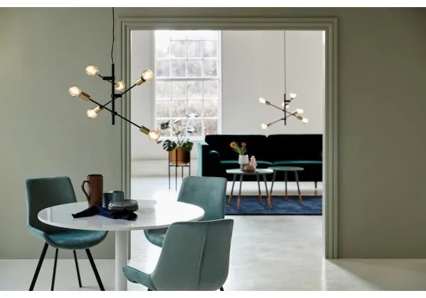 Nordlux - Závesný luster na lanku JOSEFINE 6xE27/25W/230V