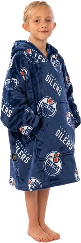 Mikinová televízna deka NHL Edmonton Oilers – veľ. S