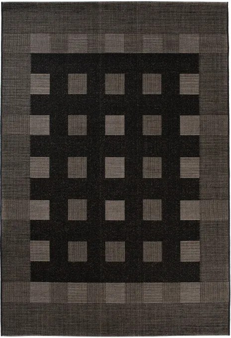 Koberec Floorlux 20203 strieborný / čierny