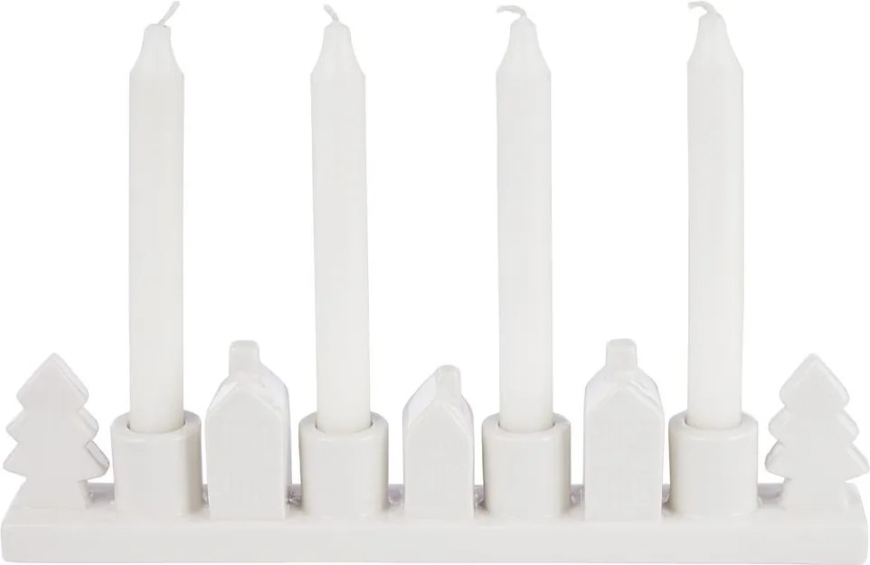 AMSTERDAM Svietnik na 4 dlhé sviečky 34 cm