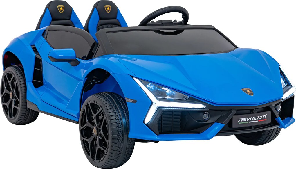 Ramiz Lamborghini Revuelto XL vozidlo Modrá