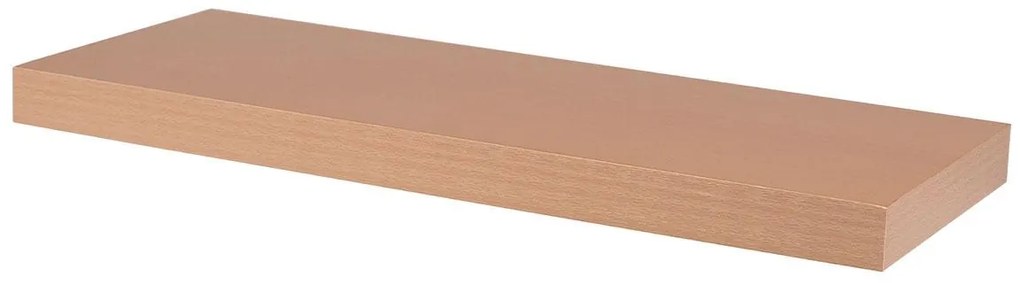 Autronic -  Polička nástenná 60 cm, MDF, dekor přírodný buk, baleno v ochranej fólii - P-001 BUK