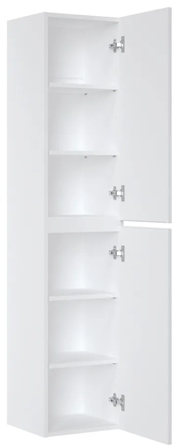 Kúpeľňová zostava Ikonická so zápustným umývadlom, skrinkami a zrkadlom 60 cm biela