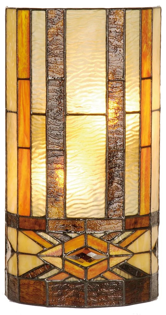 Tiffany lampa nástenná 20*11*36